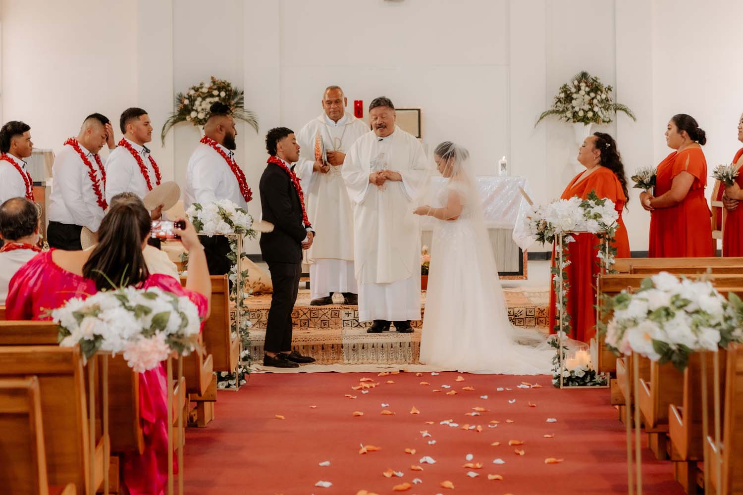 Blissful Church Wedding in Auckland